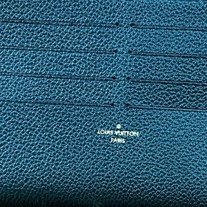 LV Black Leather Card and bill holder NWOT